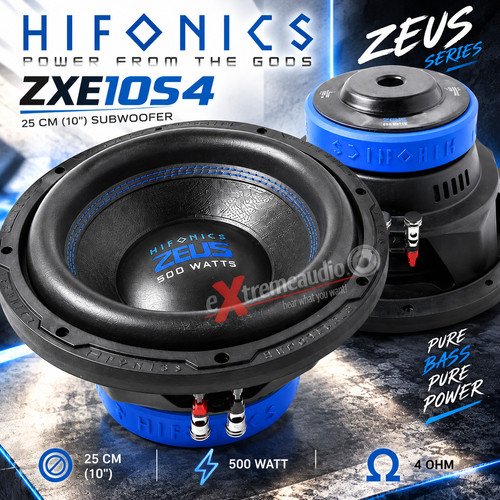 Hifonics zxe10s4 subwoofer - hifonics,