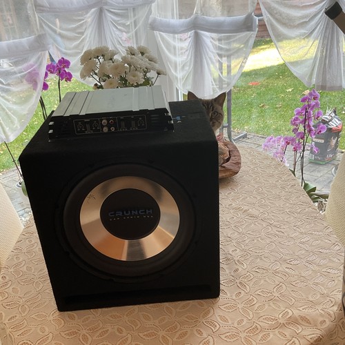 Crunch subwoofer gpx 350 - subwoofer,